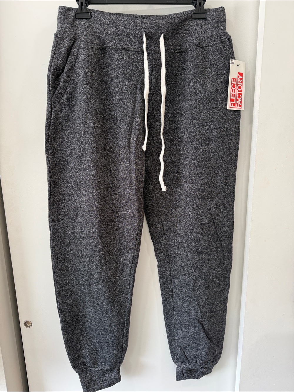 Fleece Factory Dark Heather Gray Drawstring Joggers